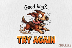 Funny Dog Sublimation PNG Product Image 1