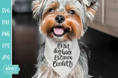 It's Not Dog Hair It's Canine Confetti - Funny Dog SVG Product Image 7