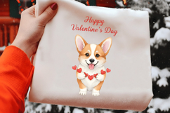 Funny Dog Valentine Clipart PNG Product Image 2