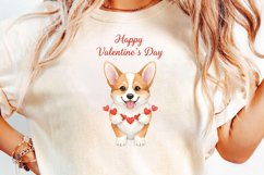 Funny Dog Valentine Clipart PNG Product Image 3