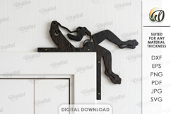 Funny Door Corners Bundle Laser Cut. Door Trim Corner SVG Product Image 4