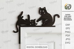 Funny Door Corners Bundle Laser Cut. Door Trim Corner SVG Product Image 7