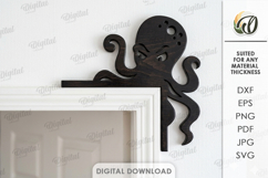 Funny Door Corners Bundle Laser Cut. Door Trim Corner SVG Product Image 10