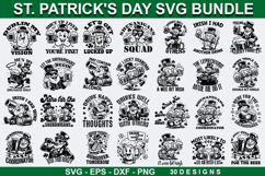 Funny Drinking St Patrick's Day SVG Bundle - St Patrick's Product Image 1