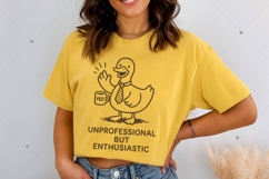 Funny Duck PNG, Unprofessional But Enthusiastic PNG Product Image 8