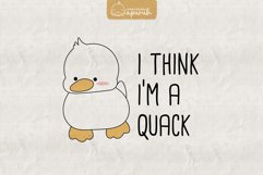 Duck Funny Witty Meme Quotes Sublimation Product Image 1