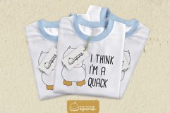 Duck Funny Witty Meme Quotes Sublimation Product Image 2