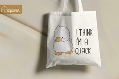 Duck Funny Witty Meme Quotes Sublimation Product Image 4