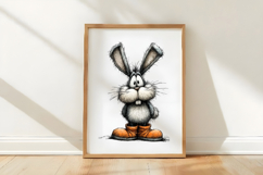 Funny Easter Bunny Clipart Product Image 3