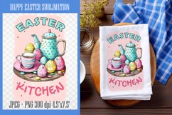 Funny Easter Kitchen Sublimation|PNG Towel Product Image 1