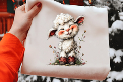 Funny Easter Lamb Bunny Clipart Product Image 2