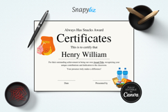 Teacher Humor Award Certificate Template Product Image 8