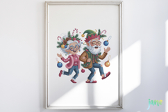 Funny Elderly Couple Christmas Party Product Image 5