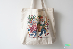 Funny Elderly Couple Christmas Party Product Image 4