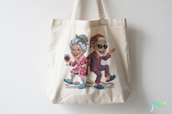 Funny Elderly Couple Christmas Party Product Image 4