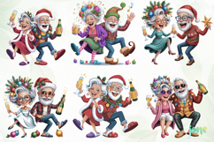Funny Elderly Couple Christmas Party Product Image 5