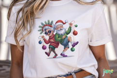 Funny Elderly Couple Christmas Party Product Image 2