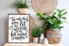 Seasonal SVG, PNG, DXF and EPS design with flowing script, tall block lettering and simple black line art for a clean hand-drawn look.
