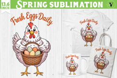 Funny farm sublimation | Cute Farm Animals clipart Product Image 1
