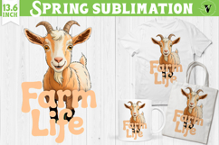 Funny farm sublimation | Cute Farm Animals clipart Product Image 1