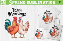 Funny farm sublimation | Cute Farm Animals clipart Product Image 1