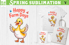 Funny farm sublimation | Cute Farm Animals clipart Product Image 1