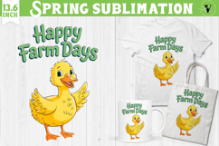 Funny farm sublimation | Cute Farm Animals clipart Product Image 1