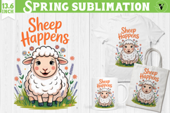 Funny farm sublimation | Cute Farm Animals clipart Product Image 1