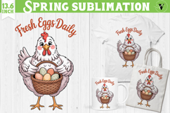 Funny farm sublimation | Cute Farm Animals clipart Product Image 1