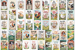 Funny Farm Garden flag bundle | Funny animals Yard Flag Product Image 3
