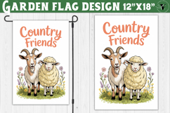 Funny Farm Garden flag | Funny animals Yard Flag Product Image 1