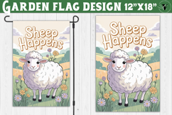Funny Farm Garden flag | Funny animals Yard Flag Product Image 1