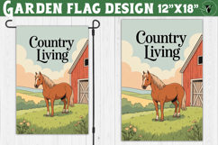 Funny Farm Garden flag | Funny animals Yard Flag Product Image 1