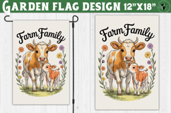 Funny Farm Garden flag | Funny animals Yard Flag Product Image 1