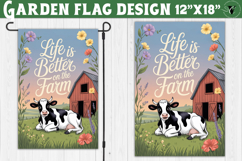 Funny Farm Garden flag | Funny animals Yard Flag Product Image 1