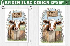 Funny Farm Garden flag | Funny animals Yard Flag Product Image 1