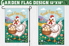Funny Farm Garden flag | Funny animals Yard Flag Product Image 1