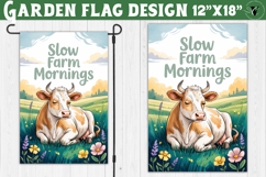 Funny Farm Garden flag | Funny animals Yard Flag Product Image 1