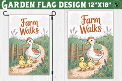 Funny Farm Garden flag | Funny animals Yard Flag Product Image 1