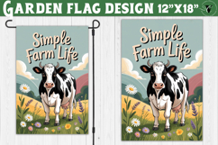 Funny Farm Garden flag | Funny animals Yard Flag Product Image 1