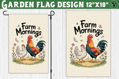 Funny Farm Garden flag | Funny animals Yard Flag Product Image 1