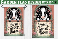 Funny Farm Garden flag | Funny animals Yard Flag Product Image 1