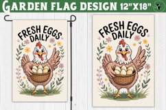 Funny Farm Garden flag | Funny animals Yard Flag Product Image 1