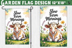Funny Farm Garden flag | Funny animals Yard Flag Product Image 1