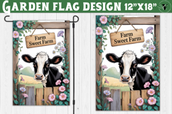 Funny Farm Garden flag | Funny animals Yard Flag Product Image 1