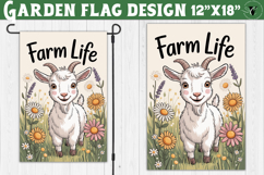 Funny Farm Garden flag | Funny animals Yard Flag Product Image 1