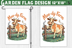 Funny Farm Garden flag | Funny animals Yard Flag Product Image 1
