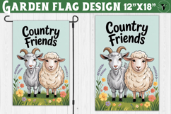 Funny Farm Garden flag | Funny animals Yard Flag Product Image 1