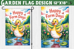 Funny Farm Garden flag | Funny animals Yard Flag Product Image 1