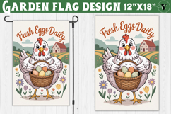 Funny Farm Garden flag | Funny animals Yard Flag Product Image 1